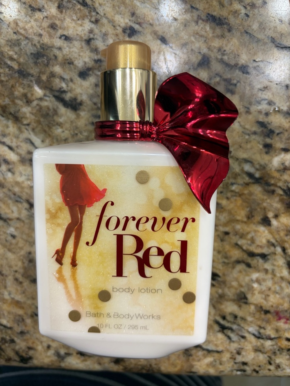 Bath & Body Works Forever Red Body Lotion - Red and Gold